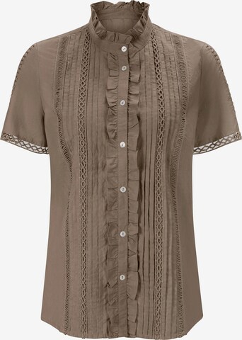 Linea Tesini by heine Blouse in Groen: voorkant