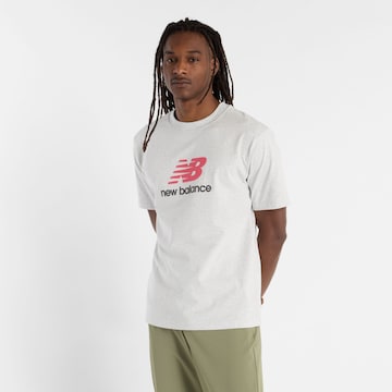 new balance Shirt 'Athletics' in Grijs: voorkant