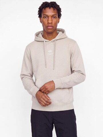 JACK & JONES Sweatshirt in Beige: front