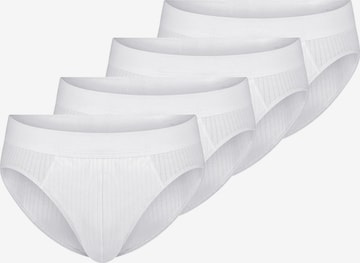 SCHIESSER Slip 'Cotton Essentials Authentic' in Weiß: Vorderseite