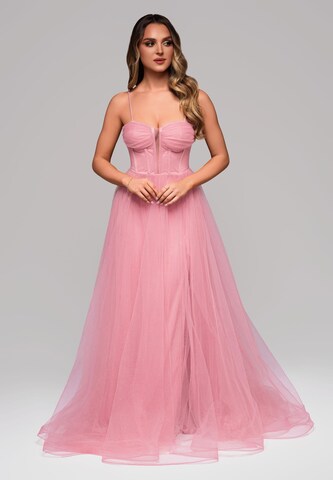 Ombre Evening dress in Pink