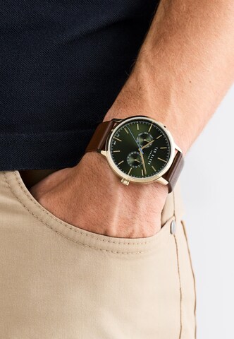 Ted Baker Analoguhr 'HAARVIN' in Braun: Vorderseite