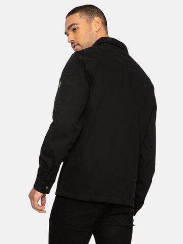 Threadbare Comfort Fit Übergangsjacke 'Ash' in Schwarz