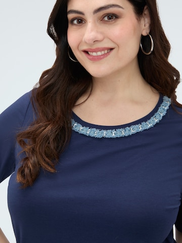 Fiorella Rubino - Camiseta en azul