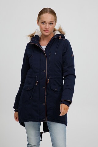 Oxmo Winter Parka 'ANNA' in Blue: front