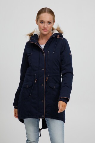 Parka d’hiver 'ANNA' Oxmo en bleu : devant