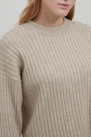 b.young Strickpullover "NASIKA" in Beige