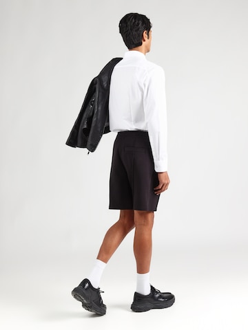 HUGO Широки крачоли Панталон 'Dimac' в черно