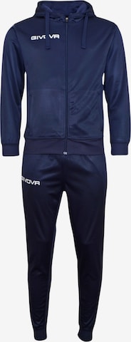 Survêtement Givova en bleu : devant