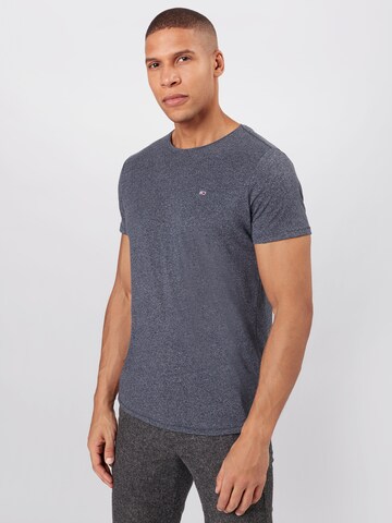 T-Shirt 'Jaspe' Tommy Jeans en bleu : devant