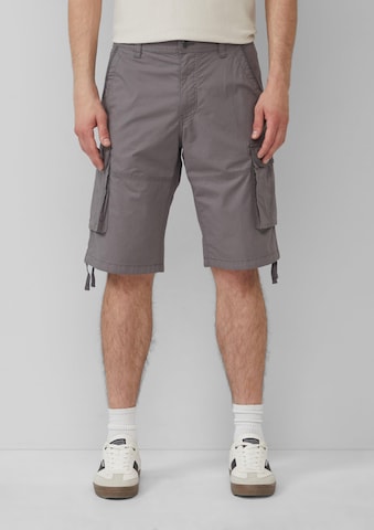 Loosefit Pantalon cargo 'File' s.Oliver en gris : devant