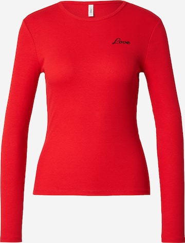 ONLY Shirt 'BETTY' in Red: front