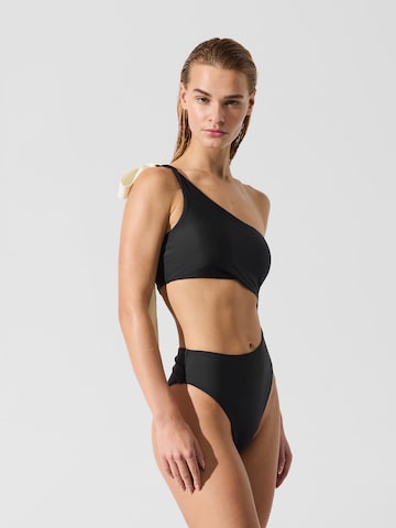 Bustier Maillot de bain Karl Lagerfeld en noir : devant