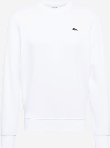 Sweat-shirt LACOSTE en blanc : devant