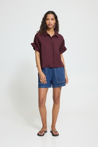 ICHI Blouse in Red