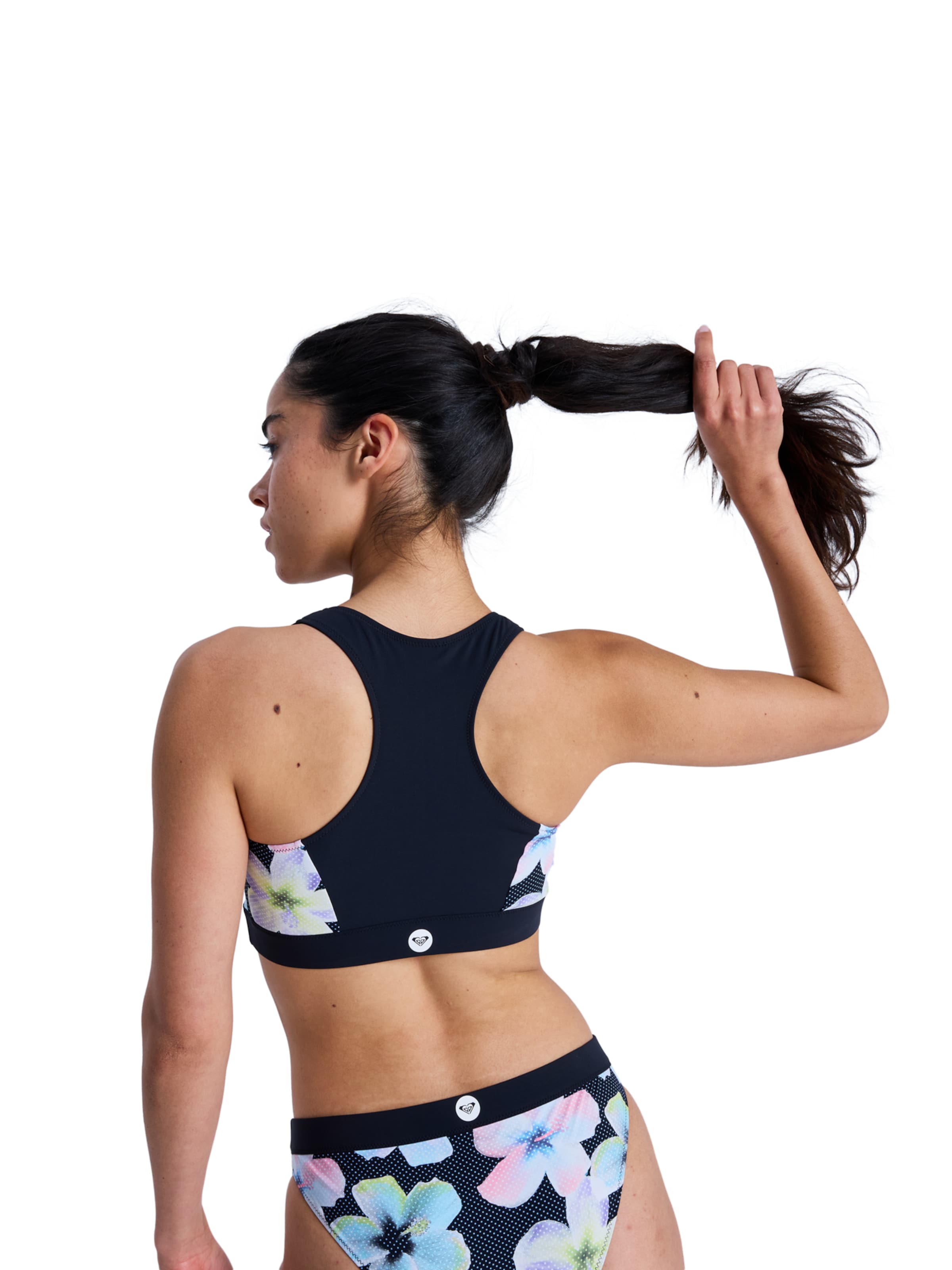 ROXY T-shirt Bikini Top in Black
