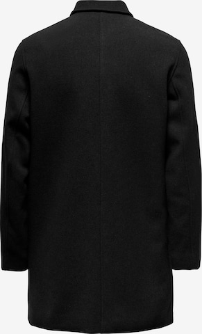 Only & Sons Between-seasons coat 'ARTHUR' in Black