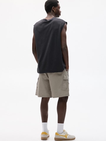 Loosefit Pantalon cargo Pull&Bear en gris