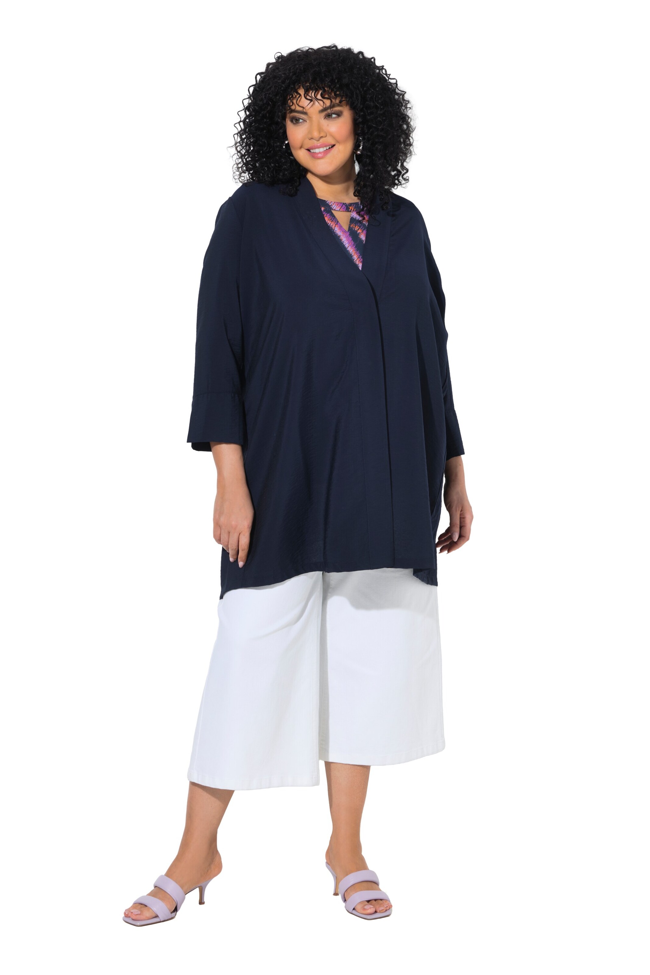 Ulla Popken Kimono in Blue
