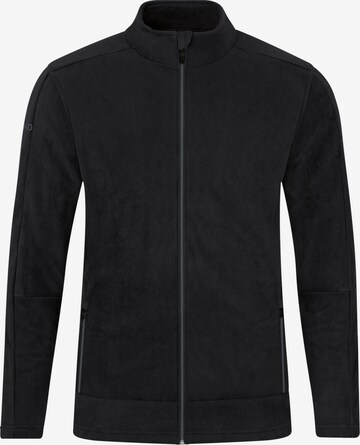 JAKO Athletic Fleece Jacket in Black: front