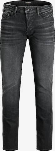 JACK & JONES Slimfit Jeans 'Tim' in Grau: predná strana