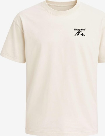 Neverless Shirt 'Apex mountain' in Beige: Vorderseite
