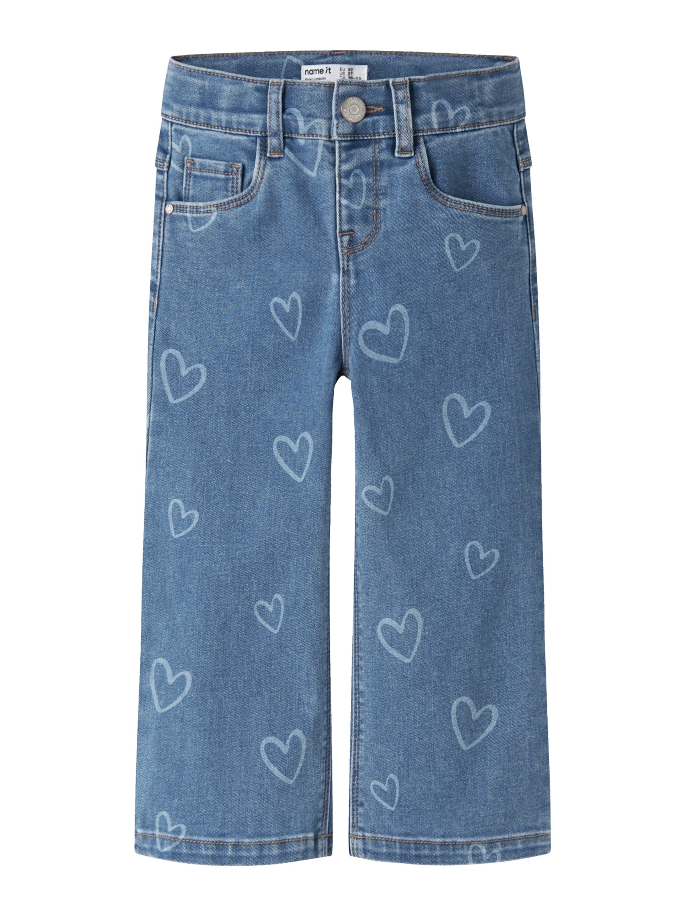 Loosefit Jean 'NMFRose' NAME IT en bleu : devant