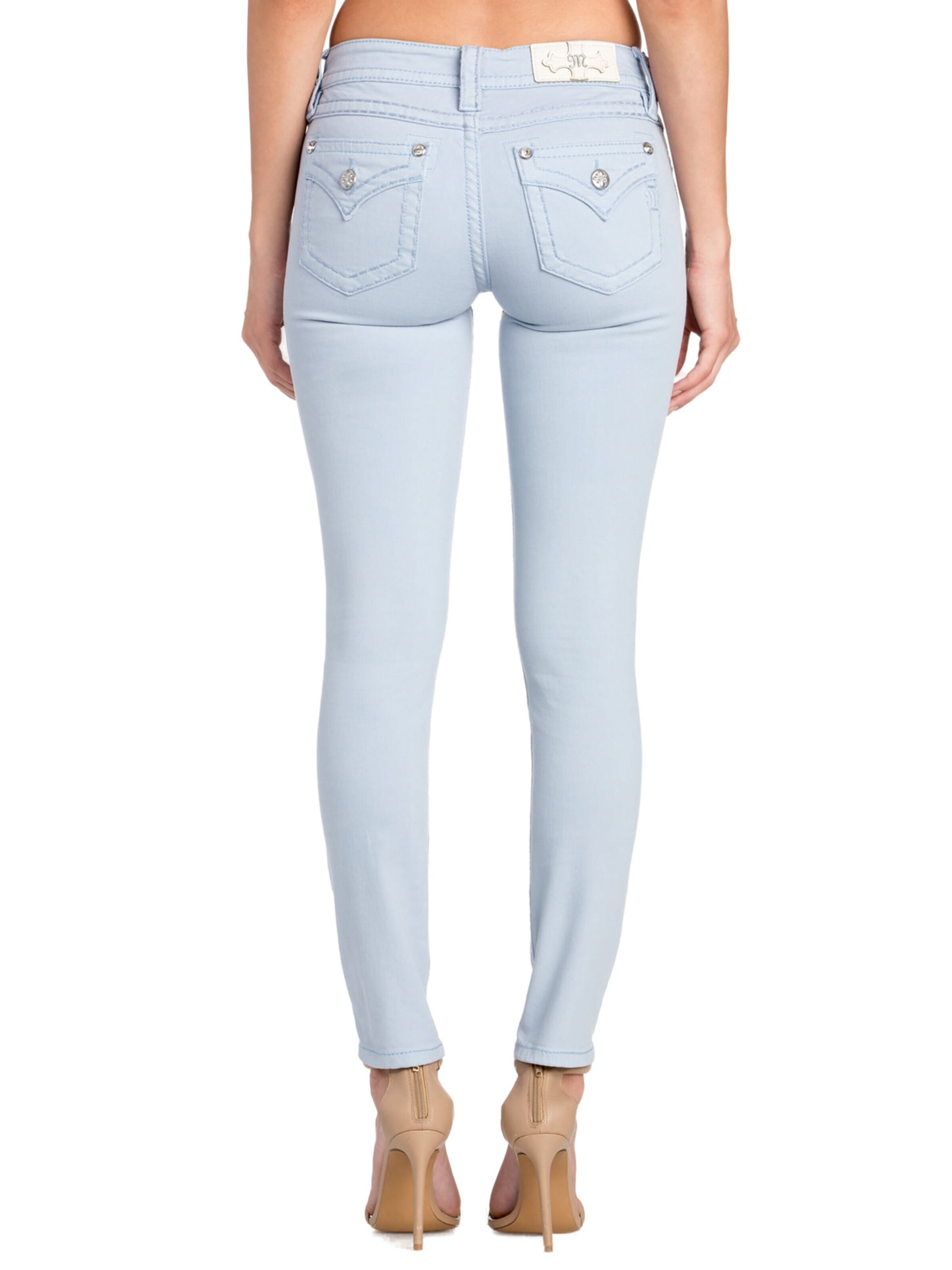 Skinny Jean 'Sky Blue' Miss Me en bleu