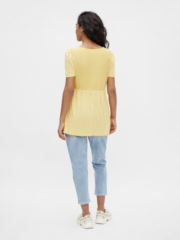 MAMALICIOUS Shirt 'INA' in Yellow