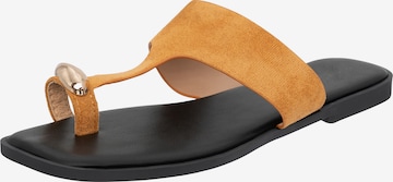 Salinyang Teenslipper in Beige: voorkant