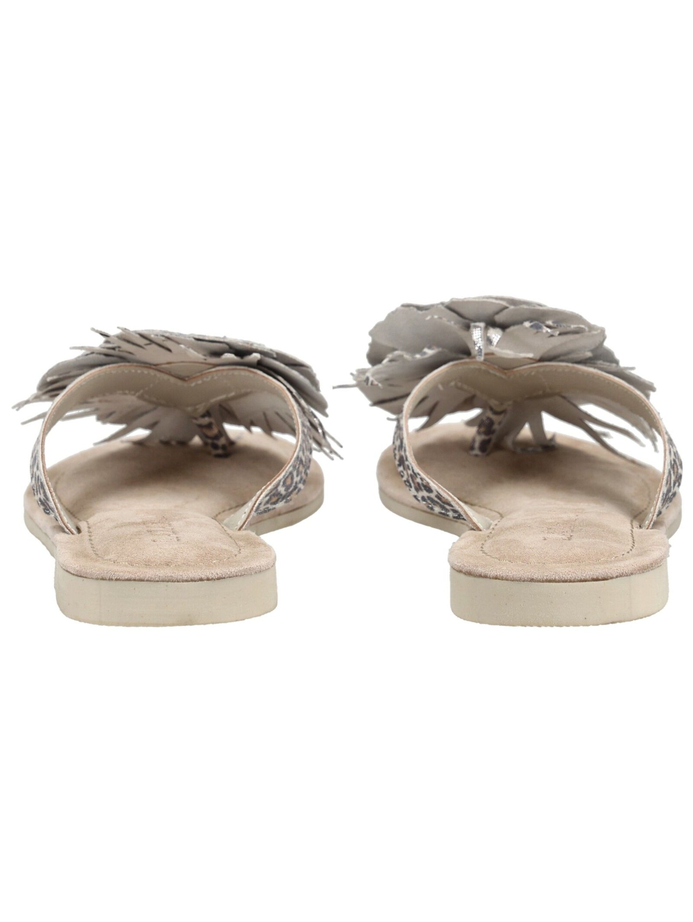 Tongs LAZAMANI en beige