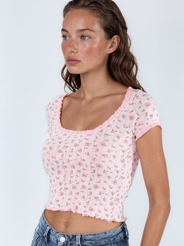 Busem Blouse in Pink: front