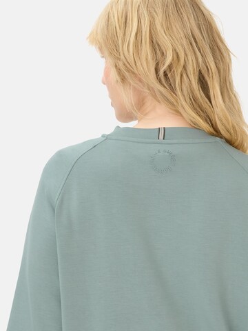 CAMEL ACTIVE Sweatshirt mit Rundhalsausschnitt in Grün