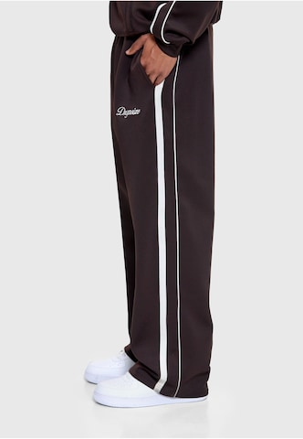Dropsize Tapered Broek in Bruin