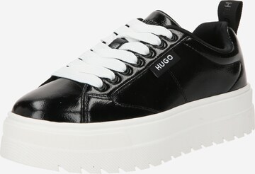 HUGO - Zapatillas deportivas bajas 'Lyssa' en negro: frente