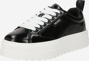 Sneaker bassa 'Lyssa' di HUGO in nero: frontale