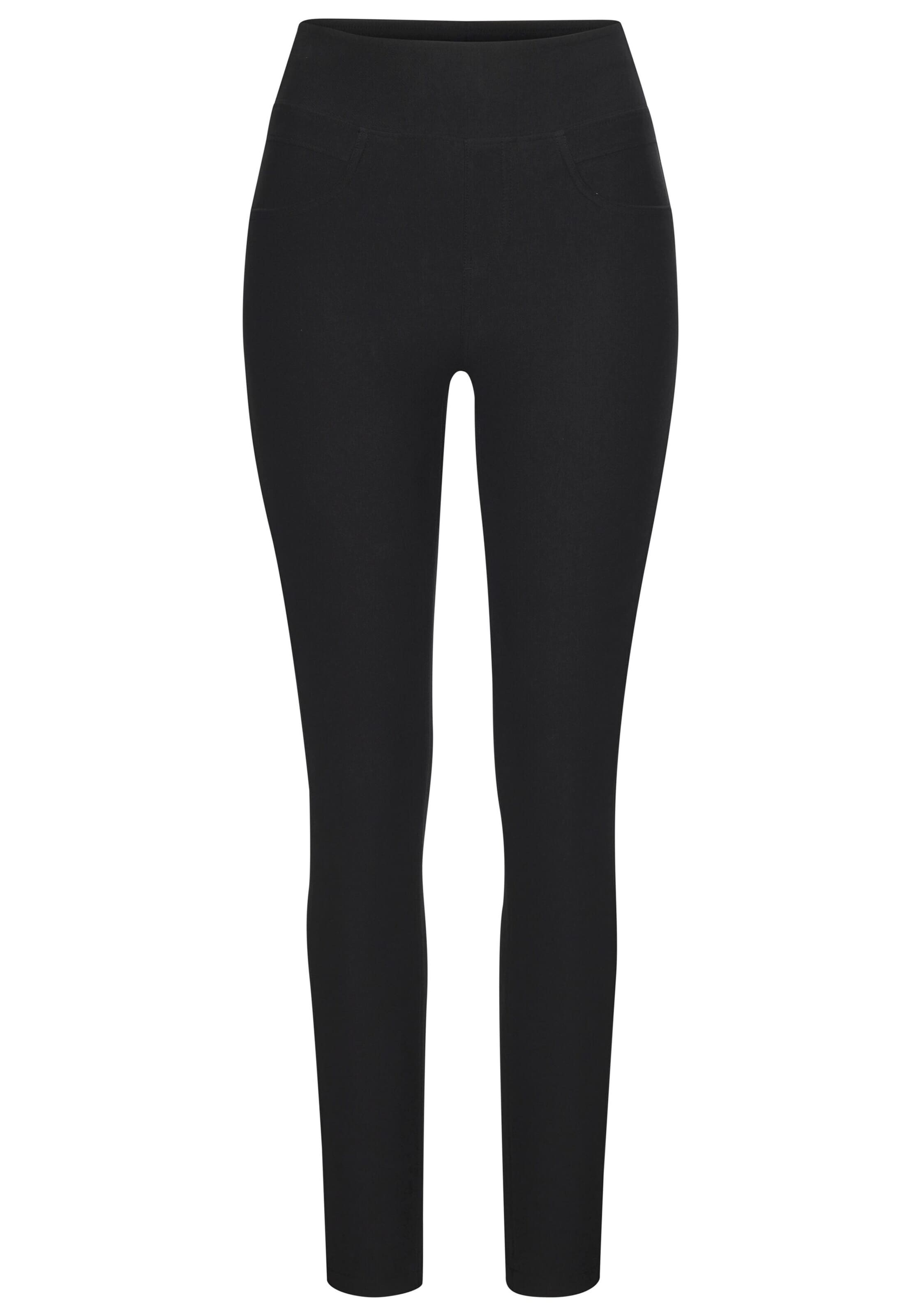 H.I.S - Skinny Leggings em preto: frente
