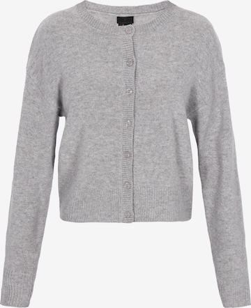 DreiMaster Klassik Kardigán 'Classic Look' - Sivá: predná strana