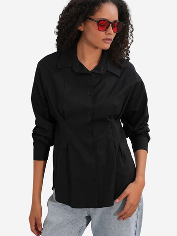 Camicia da donna di Bigdart in nero: frontale