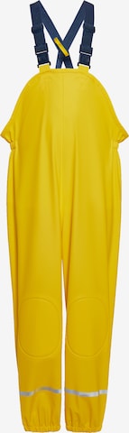 Regular Pantalon fonctionnel Schmuddelwedda en jaune : devant