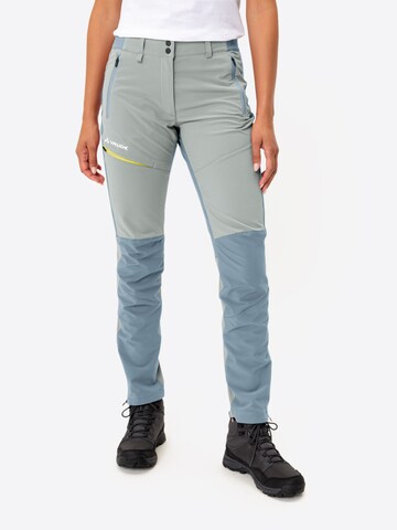 VAUDE Regular Outdoor trousers 'Elope' in Grey: front