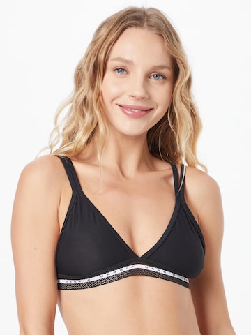 Triangle Soutien-gorge 'Mesh Me' NEBBIA en noir : devant