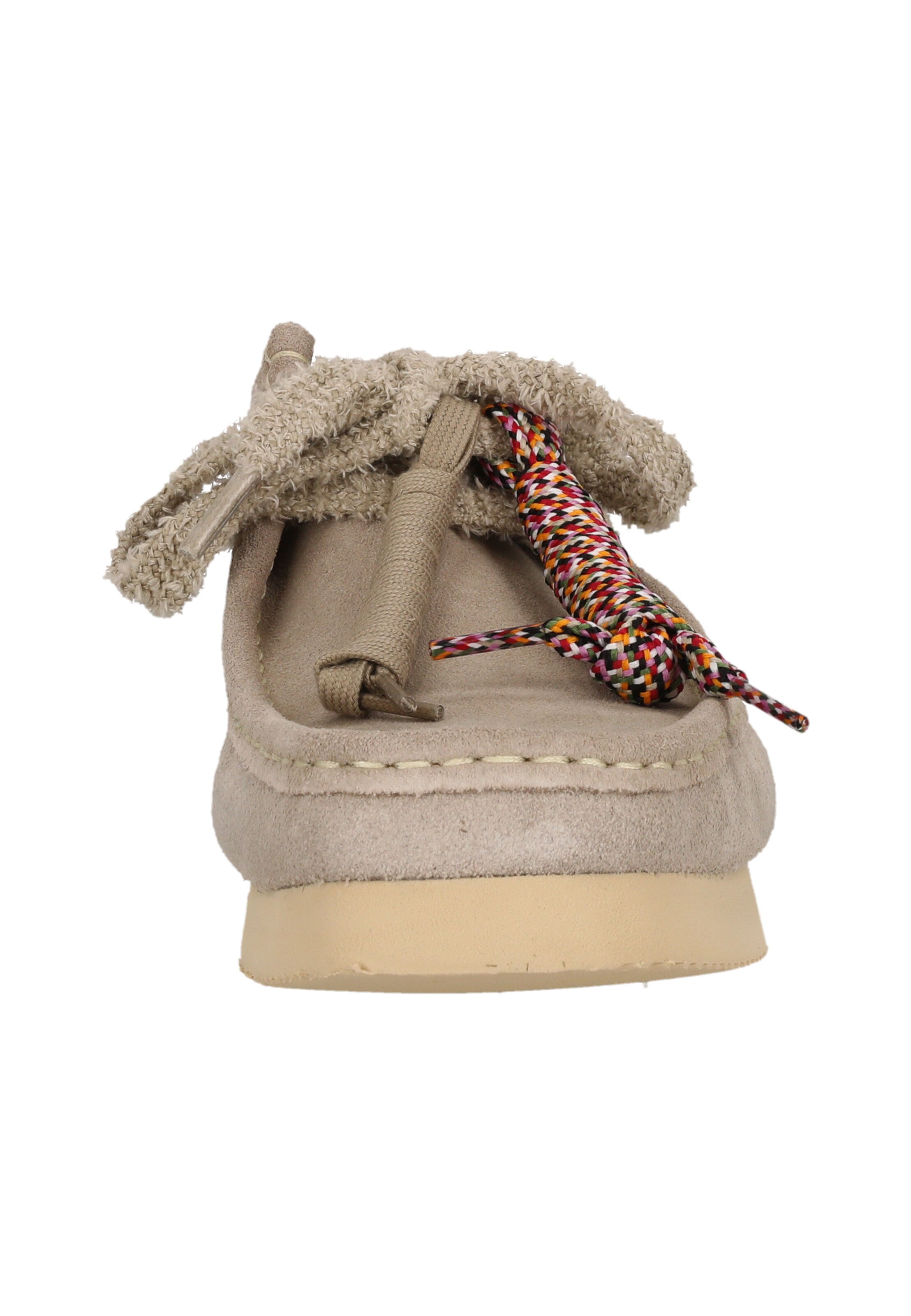 CLARKS Lace-up shoe 'Wallabee' in Beige