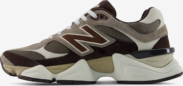 Baskets basses '9060' new balance en marron : devant