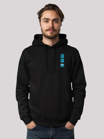 F4NT4STIC Sweatshirt 'Sesamstraße Cookie Monster' in Schwarz: Vorderseite