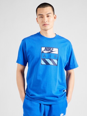Maglietta 'AIR' di Nike Sportswear in blu: frontale