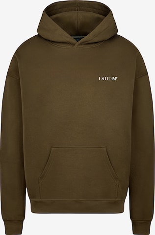 ESTEEM Sweatshirt in Groen: voorkant