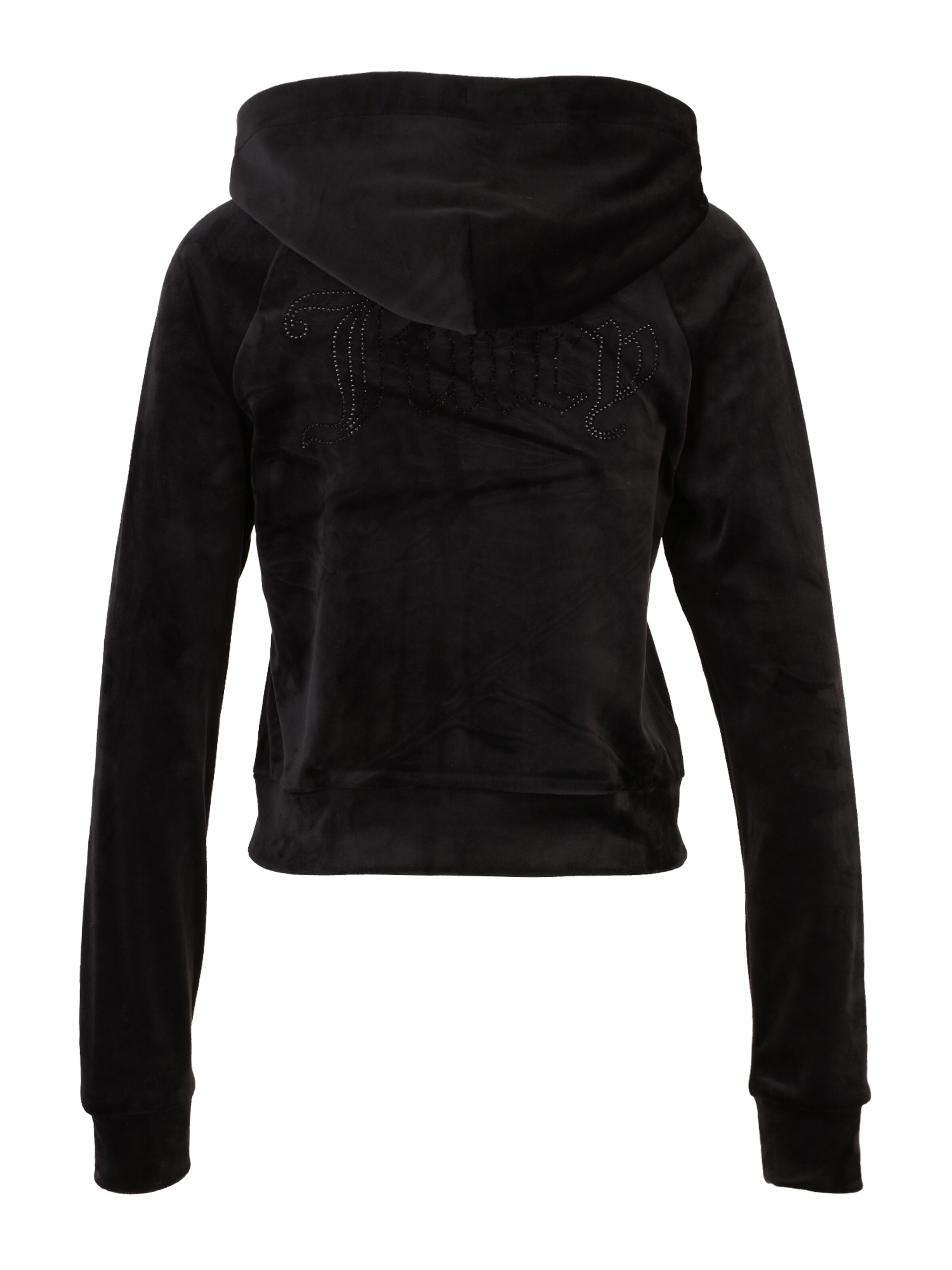 Juicy Couture Petite - Sudadera con cremallera 'MADISON' en negro
