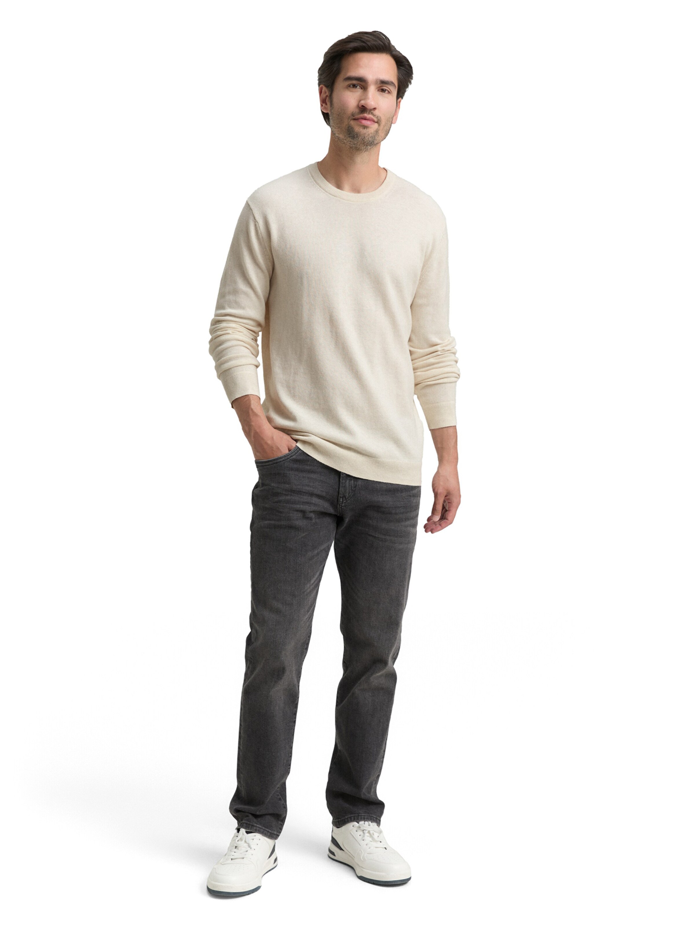 TOM TAILOR Sweater in Beige
