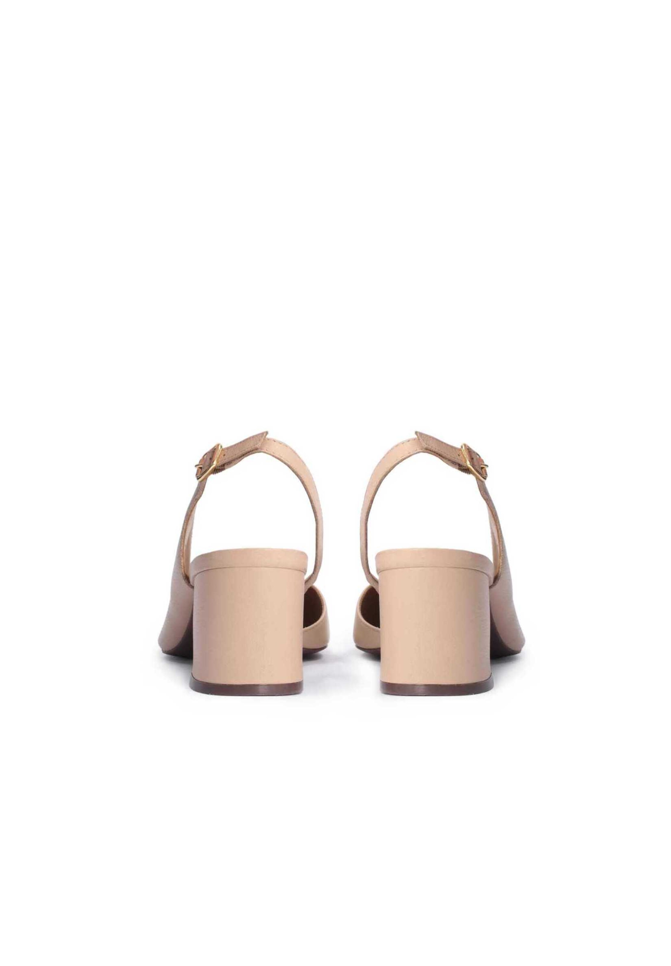 Kazar Slingback Pumps in Beige